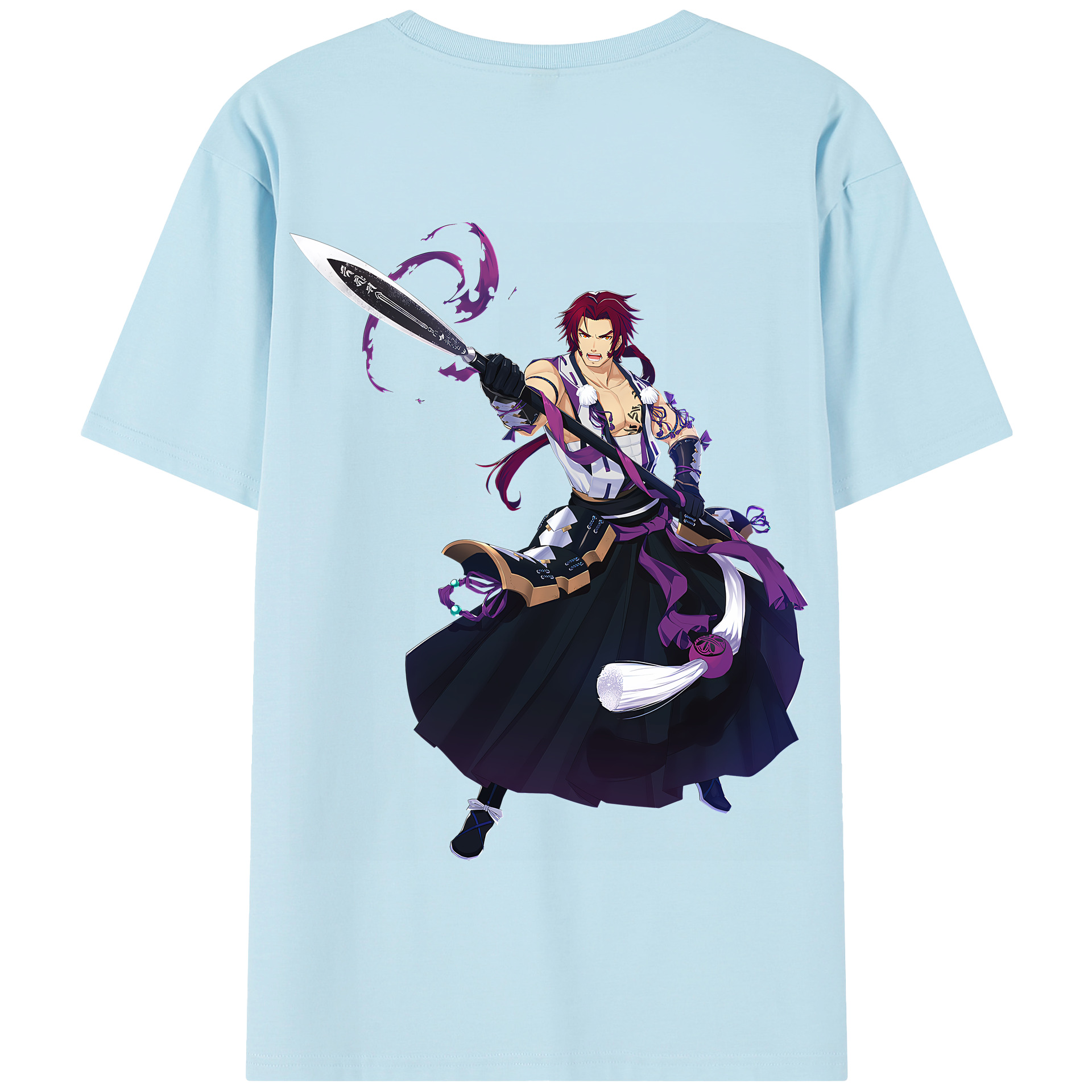 （画像用） 刀剣乱舞 Touken Ranbu 綿100％半袖Tシャツ（背面プリント）